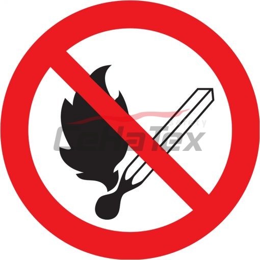Zákaz fajčenia a používania otvoreného ohňa
