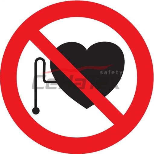 Zákaz vstupu osobám s kardiostimulátorom
