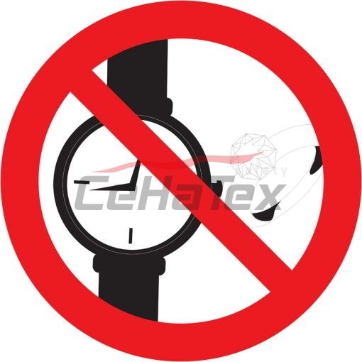 Zákaz nosenia hodiniek a šperkov