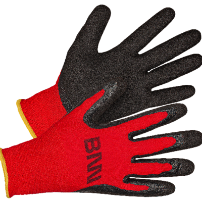 MANOS Gloves black/red (12 pcs) S