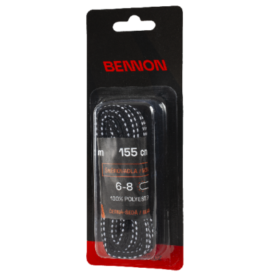 Alternative view of Laces Black-Grey Box 155 cm