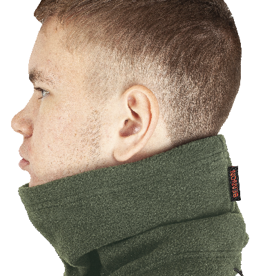 Alternative view of POLAROS Neckwarmer green