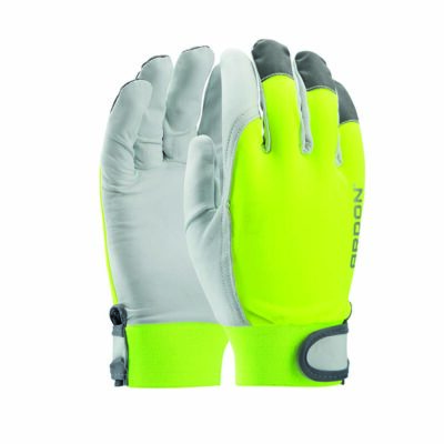 Kombinované rukavice ARDON®HOBBY REFLEX  - s predajnou etiketou hi-vis žltá 08-SPE