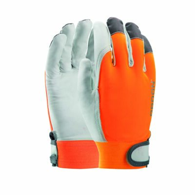 Kombinované rukavice ARDON®HOBBY REFLEX  - s predajnou etiketou hi-vis oranžová 08-SPE