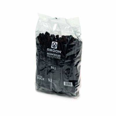 Alternative view of Máčané rukavice ARDON®BUCK ČIERNÉ - retail balenie - 12 párov 09