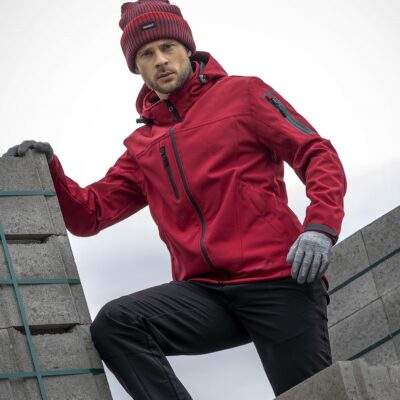 Bunda softsh. ARDON®SPIRIT zimná, červená S