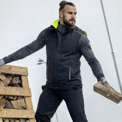 Zimná softshell vesta ARDON®VISION, čierno-žltá S