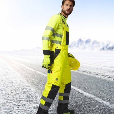 Zimné nohavice s náprsenkou ARDON®HOWARD REFLEX žlté S