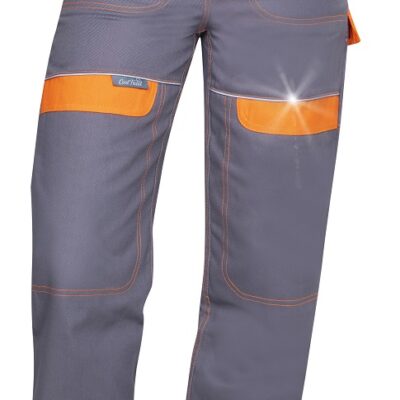 Alternative view of Nohavice do pása ARDON®COOL TREND dámske sivo-oranžové 36