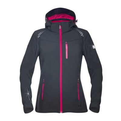 Alternative view of Bunda softshell ARDON®FLORET dámska, čierna (ružové zipsy) XS